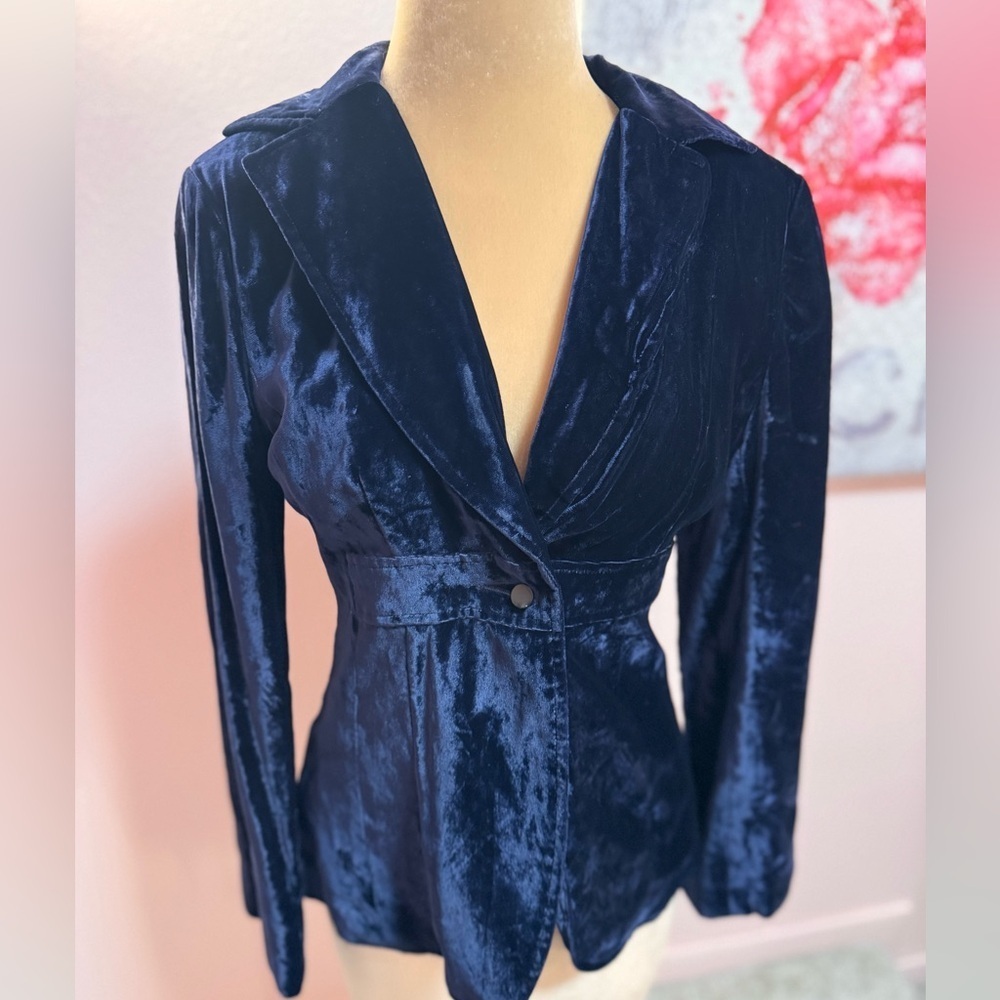 Nanette Lepore Midnight Velvet Jacket